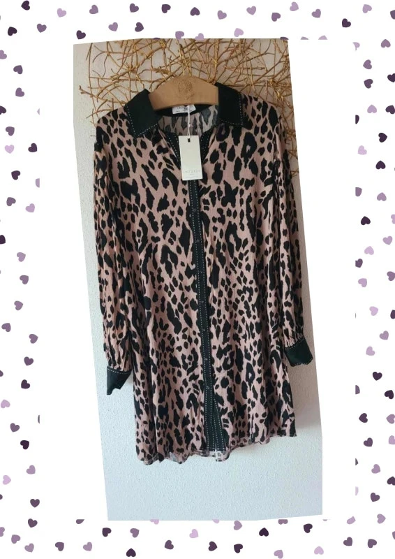 Robe Chemise léopard Last Queen T36-44 – fluide bohème chic